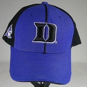 Duke Blue Devils Hat Team Spirit Blue Black Embroidered Baseball Cap NCAA